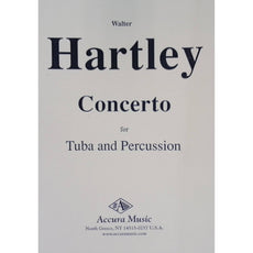 Concerto for Tuba and Percussion score and parts by Walter Hartley