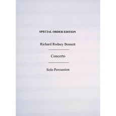 Concerto Solo Part Richard Rodney Bennett