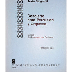 Concierto Para Percusion Y Orquesta Solo Part Xavier Benguerel