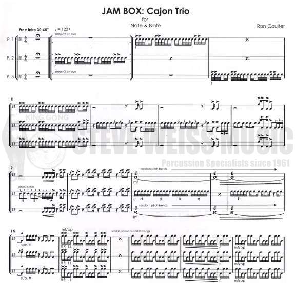 Coulter-Jam Box: Cajon Trio (SP)-3 cajons