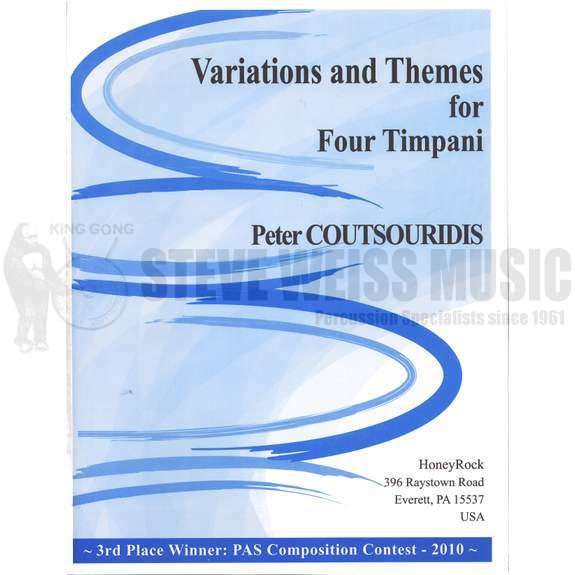 Coutsouridis-Variations and Themes for Four Timpani-4T