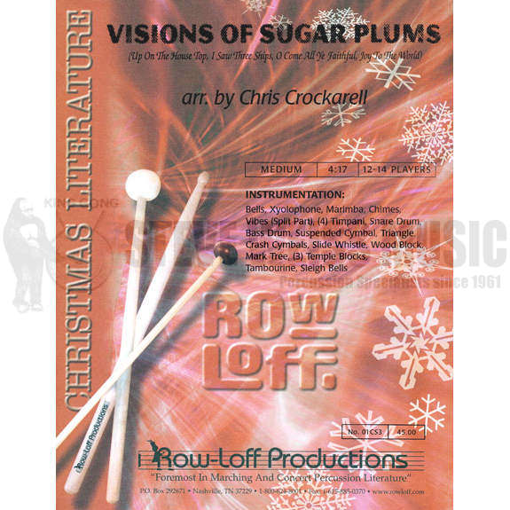 Crockarell (arr.)-Visions of Sugar Plums (SP)-B/V/C/X/M/ 4T/P