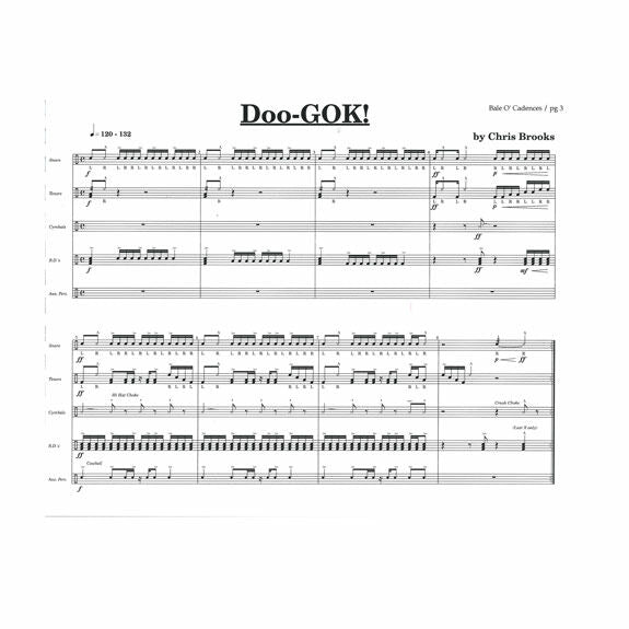 Crockarell/Brooks-Bale O' Cadences (SP)-Drumline