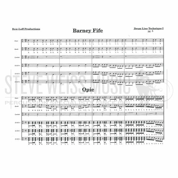Crockarell/Brooks-Drum Line Technique I (Online Audio Access Included)