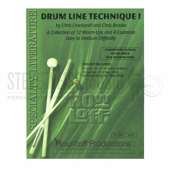 Crockarell/Brooks-Drum Line Technique I (Online Audio Access Included)