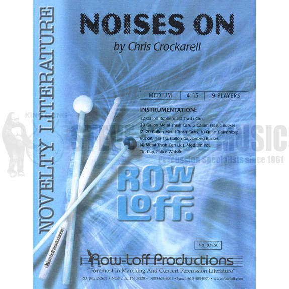 Crockarell-Noises On (SP)-various trash cans, buckets, etc.