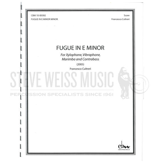 Cultreri-Fugue in E Minor (SP)-V/X/M/CB