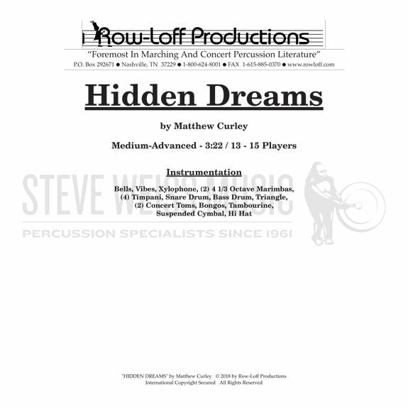 Curley-Hidden Dreams (SP)-B/V/X/2M/4T/P