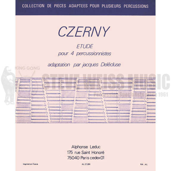 Czerny-Etude for Four Percussionists(SP)-Delecluse