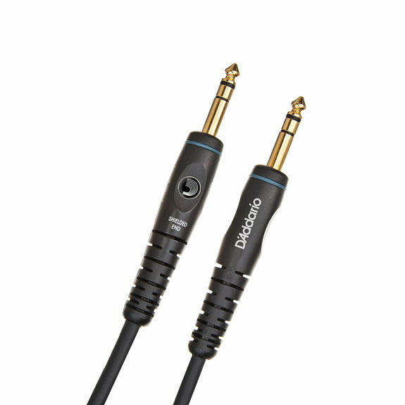 D'Addario 10' Custom Series Stereo Instrument Cable - TRS
