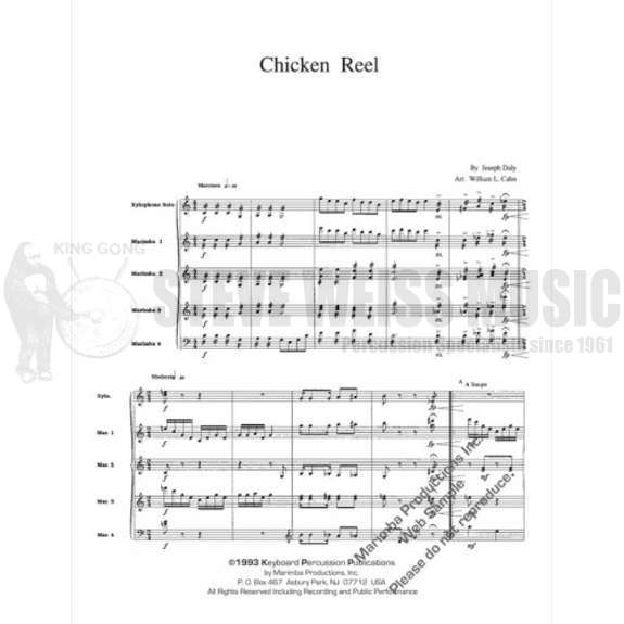 Daly-Chicken Reel Rag (SP) arr. Cahn-X/4M