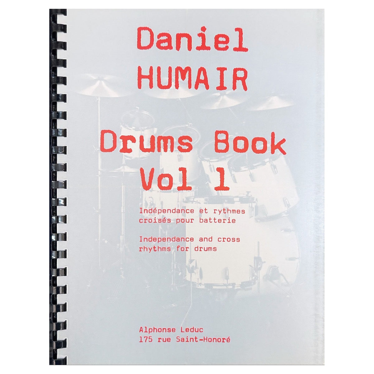 Daniel Humair Drums Book Vol 1 Cover