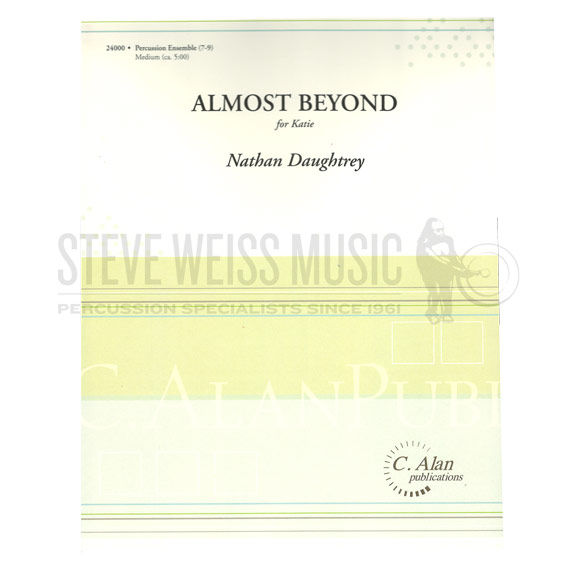 Daughtrey-Almost Beyond (percussion ensemble) (SP)-B/2V/C /Cro./X/2M/4T/P