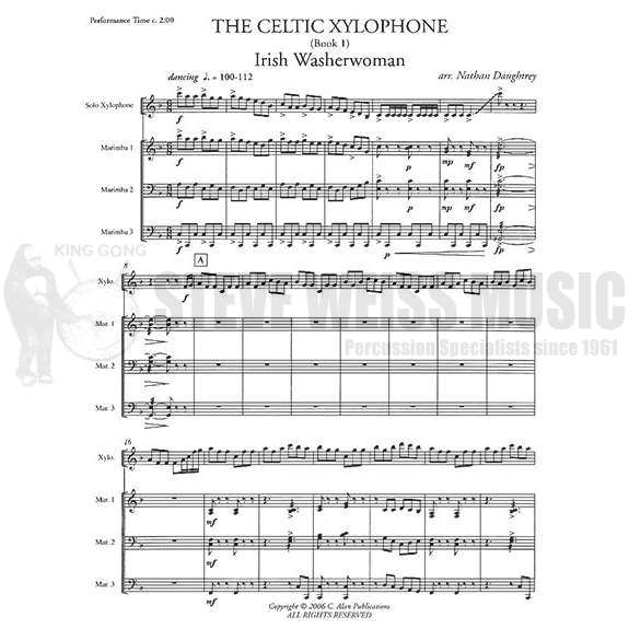 Daughtrey (arr.)-Celtic Xylophone, Book 1 (SP-4)-X/3M