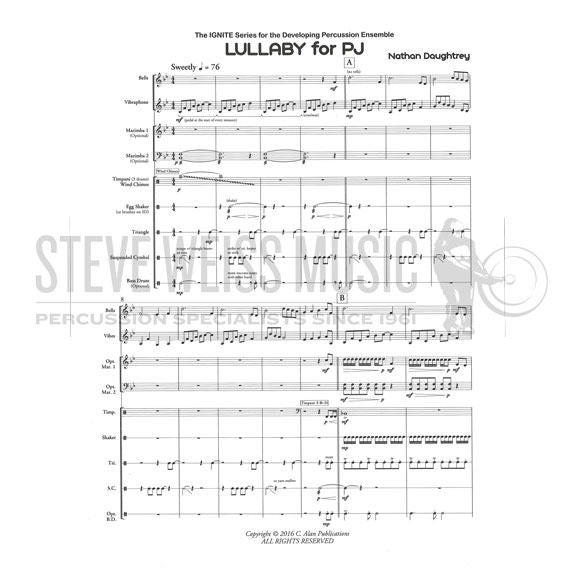 Daughtrey-Lullaby for PJ (SP)-B/V/2M (opt.)/3T/P