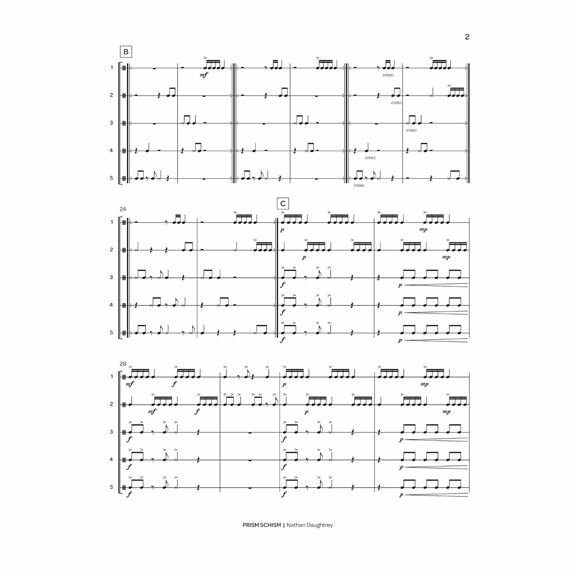 Daughtrey-Prism Schism (SP)-P (variable instrumentation)