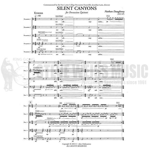 Daughtrey-Silent Canyons (SP)-B/V/Cro./M/P