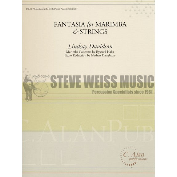 Davidson-Fantasia for Marimba and Strings (Piano red.)- M/PN
