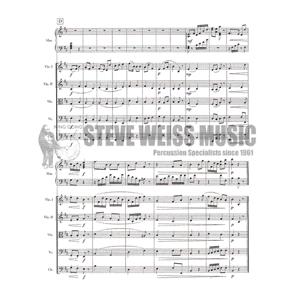 Davidson-Fantasia for Marimba and Strings (SP)-M/Strings