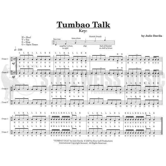 Davila-Tumbao Talk (SP)-Congas or hand drums