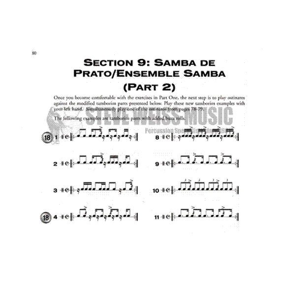 De Almeida-Brazilian Rhythms for the Drumset (book/2CD)