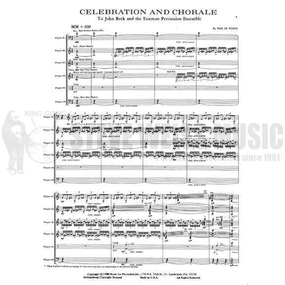 De Ponte-Celebration and Chorale (SP)