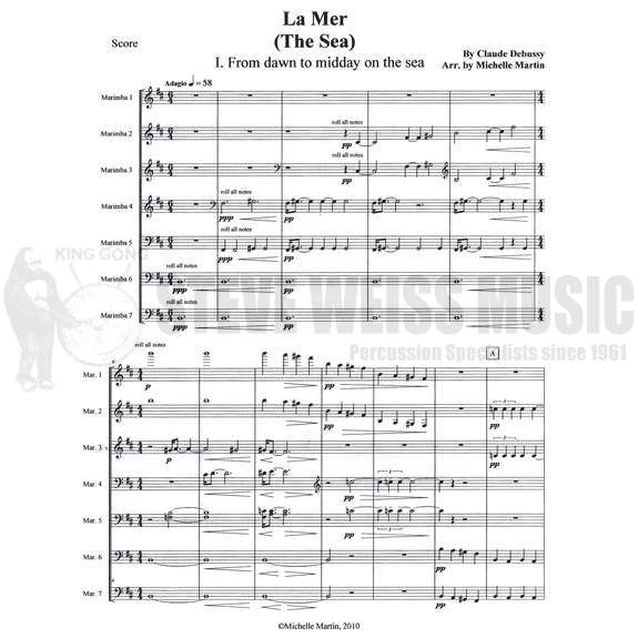 Debussy-La Mer arr. Martin (SP)-7M