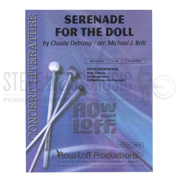 Debussy-Serenade for the Doll arranged by Britt (SP)-B/3V/C/3M