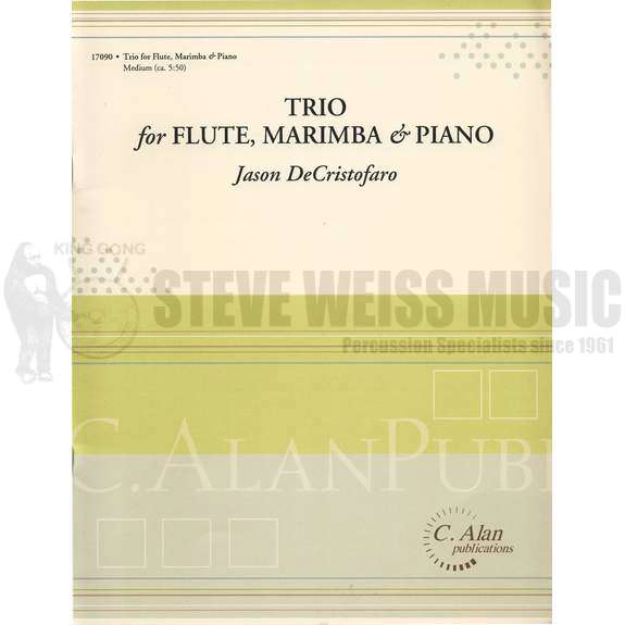 DeCristofaro-Trio for Flute, Marimba & Piano (SP)-M/FL/PN