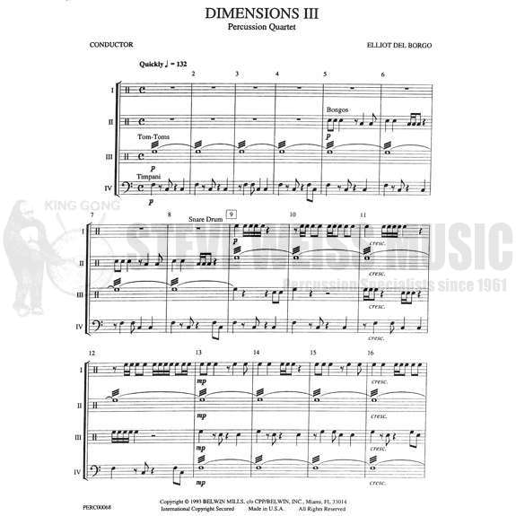 Del Borgo-Dimensions III(SP)