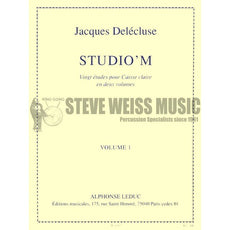 Delecluse-Studio'M, volume 1 (ten etudes for snare drum)