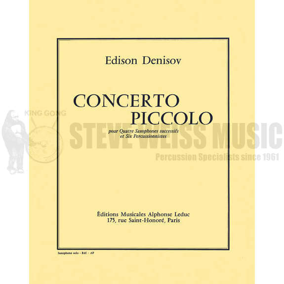 Denisov-Concerto Piccolo (Sax Part)