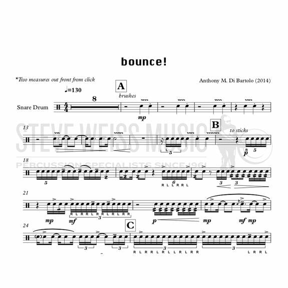 Di Bartolo-Bounce!-SD/Prerecorded Audio