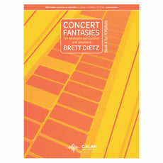 Dietz-Concert Fantasies for Keyboard Percussion, Book II (4 mallets)-M or malletSTATION or malletKAT