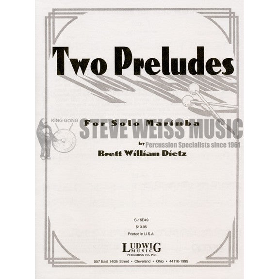 Dietz-Two Preludes-M