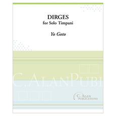 Dirges for solo timpani yo goto cover page