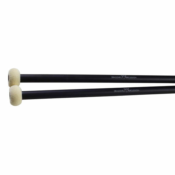 Dragonfly Percussion School Band Series Hard Timpani Mallets - Aluminum