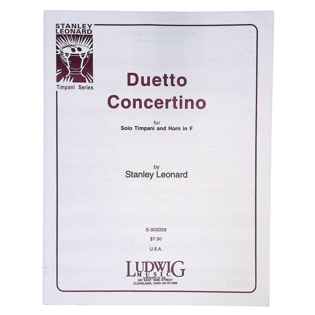 Duetto Concertino by Stanley Leonard