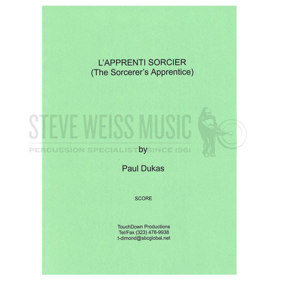 Dukas-Sorcerer's Apprentice (Perc./Timp. parts ed. by T. Dimond)