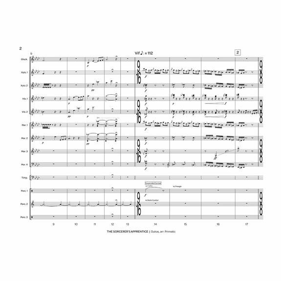 Dukas-Sorcerer's Apprentice, The  arr. Primatic(SP) G/2X/2V/4M/T/3P
