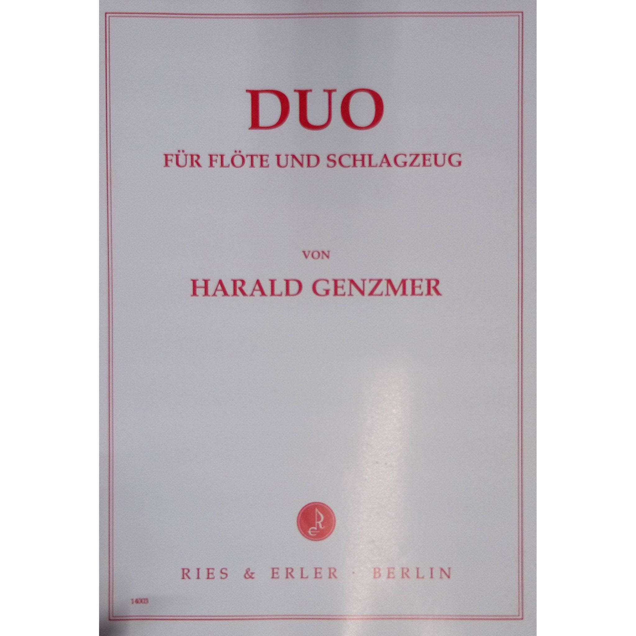 Duo by Harald Genzmer