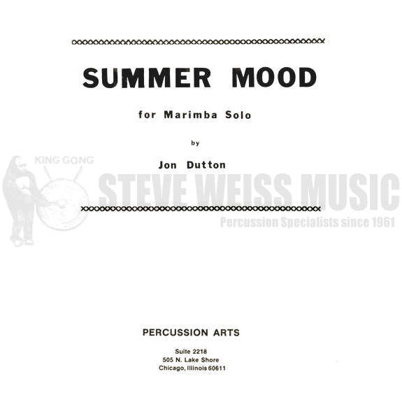 Dutton-Summer Mood (Solo)-M
