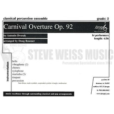 Dvorak-Carnival Overture Op. 92 arr. Rosener (SP)-B/2V/C/X/5M/4T/P