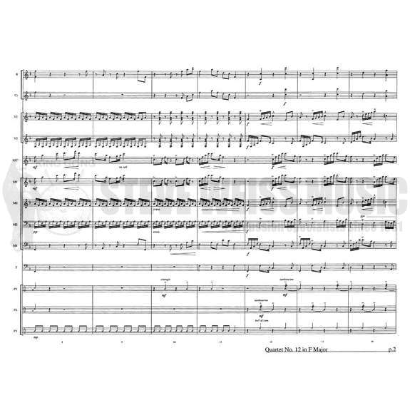 Dvorak-Quartet No. 12 in F Major arr. Rennick (SP)-B/2V/C/Cro./X