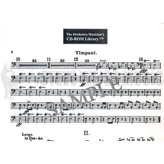 Dvorak/Rimsky-Korsakov-Complete Timpani/Percussion Parts Vol. V (CD-ROM)