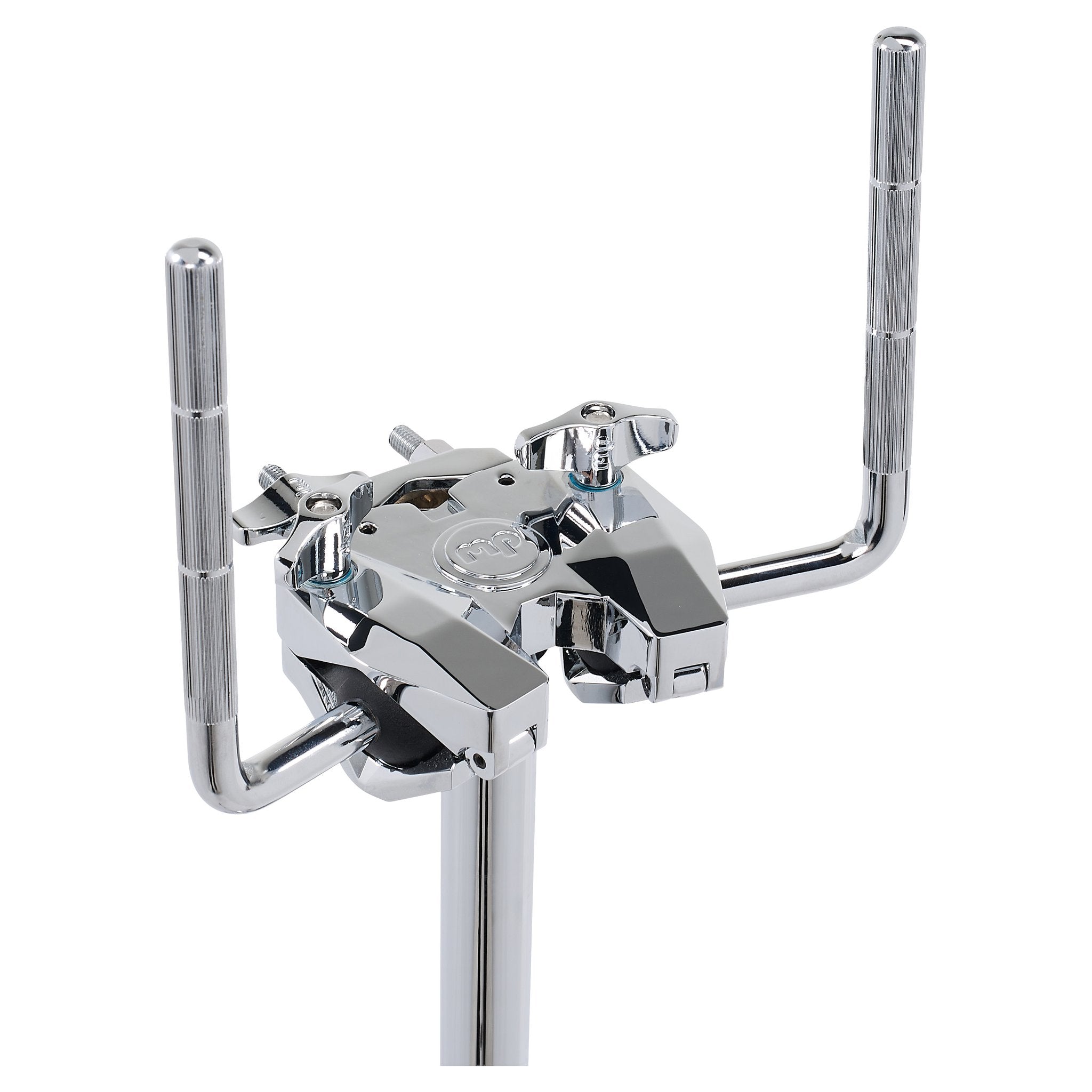 DW 9000x double tom stand True-Grip ball-and-socket mounts Front