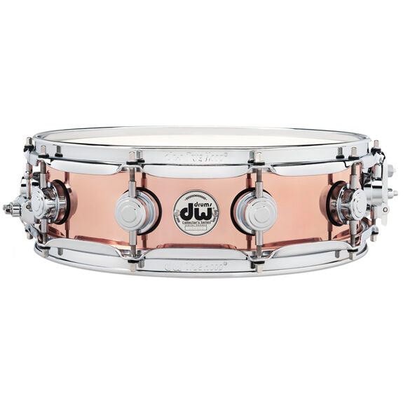 DW Polished Copper Snare Drum - 14x4