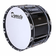 32" Dynasty Custom Elite Marching Bass Drum - Black