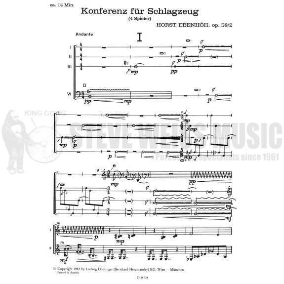 Ebenhoh-Konferenz fur Schlagzeug(StS)