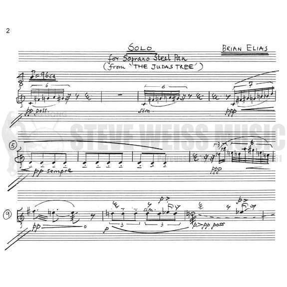 Elias-Solo from The Judas Tree (P)-Soprano Steel Pan OS